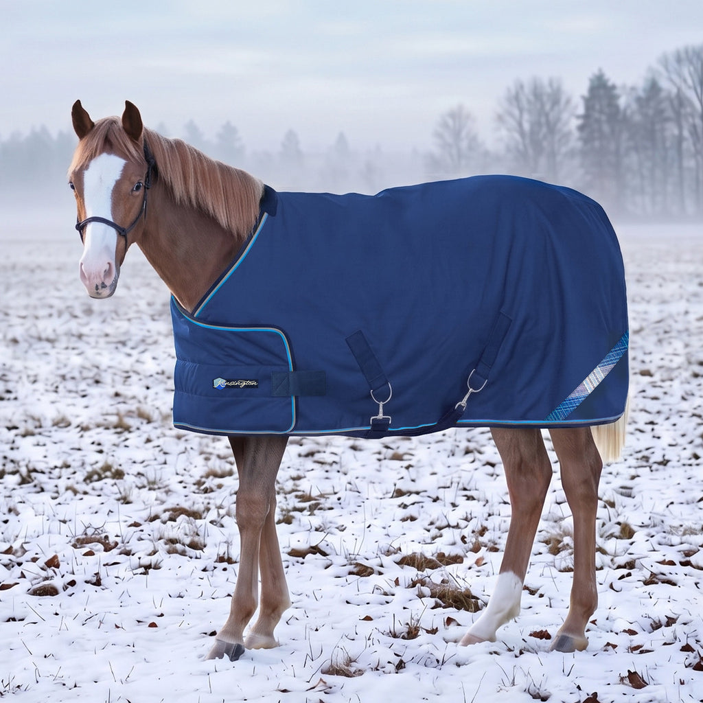 New 1200D Adjustable Juvenile 180G Medium Weight Winter Turnout Blanket - Waterproof & Breathable