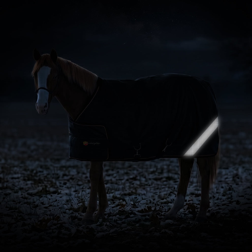 New 1200D Adjustable Juvenile 180G Medium Weight Winter Turnout Blanket - Waterproof & Breathable