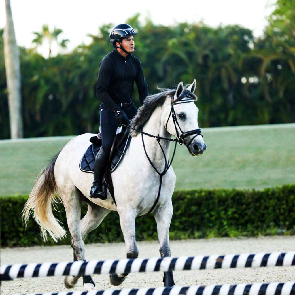 B&W - Black Saddle Pad Set