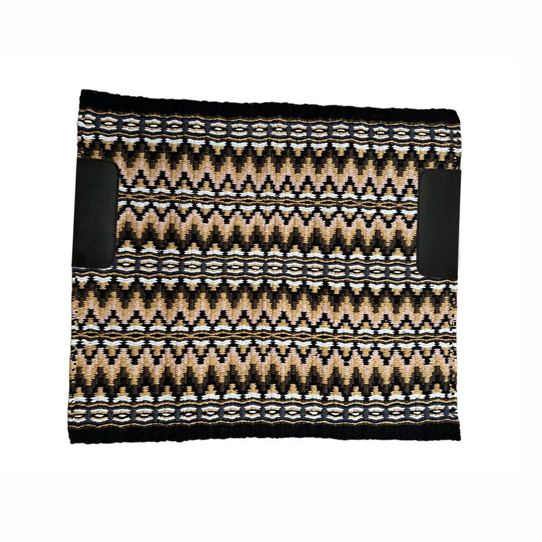 TuffRider Double Weave Western Saddle Blanket 34" X 40": Multi-009 / 34x40
