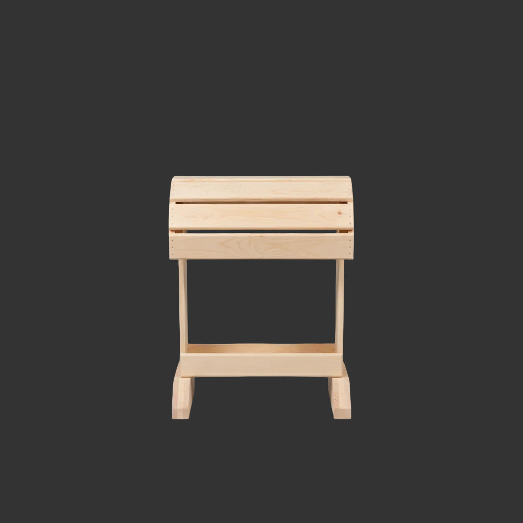 Wooden Saddle Stand / Fits English or Western Saddle/natural finish