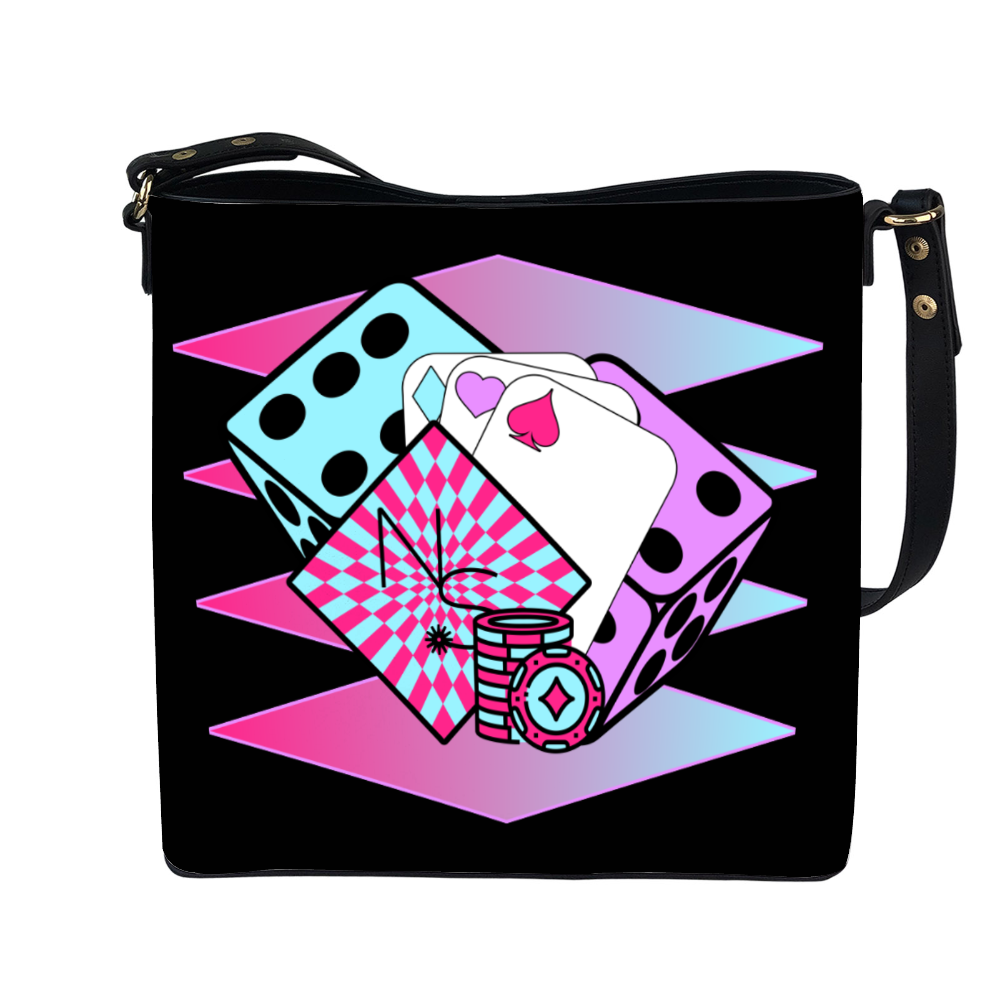 Poker Face Bucket Bag
