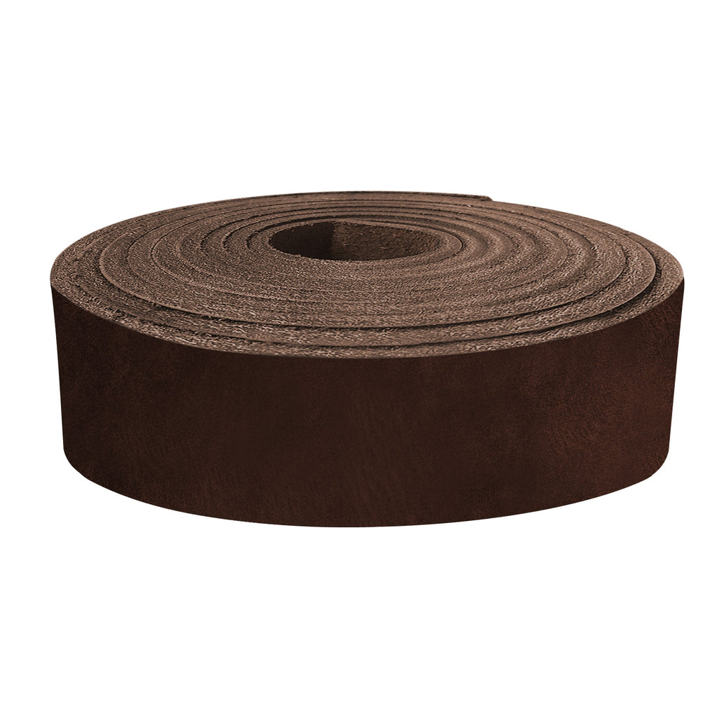 ELW Latigo Leather 5-6 oz. (2-2.4mm) Straps, Belts, Strips 60" Length Full Grain Leather Cowhide DIY Arts & Craft Projects, Clothing, Jewelry, Wrapping