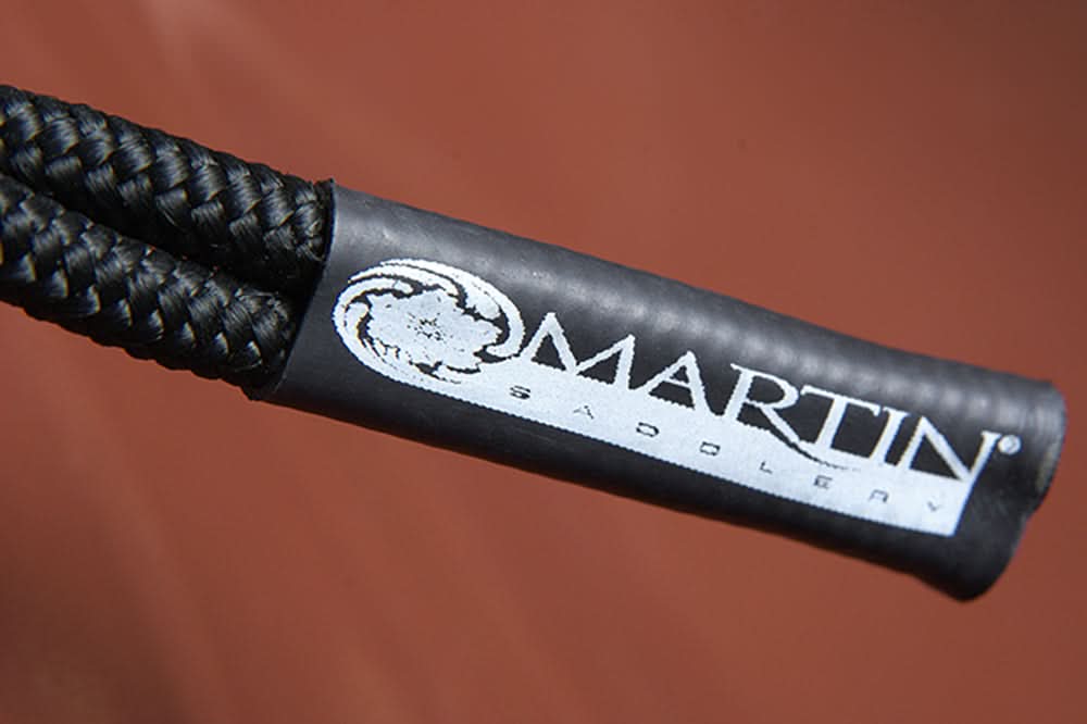 Classic Equine Horse Nylon Rawhide Noseband Halter Black White