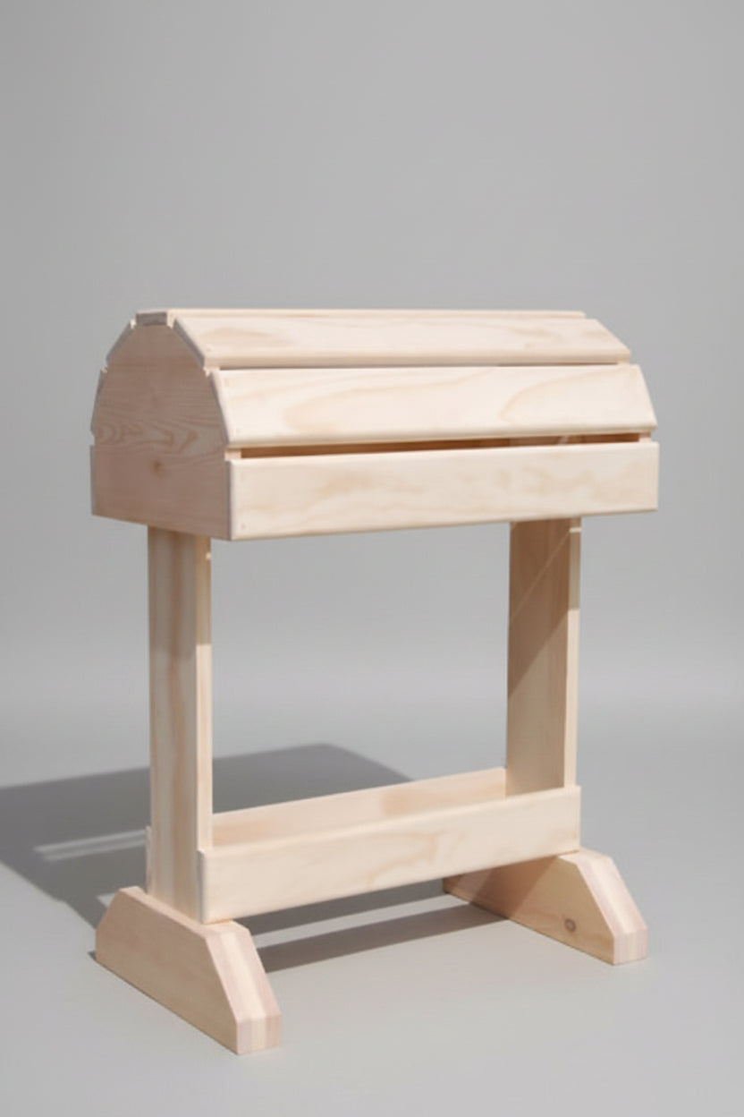Wooden Saddle Stand / Fits English or Western Saddle/natural finish