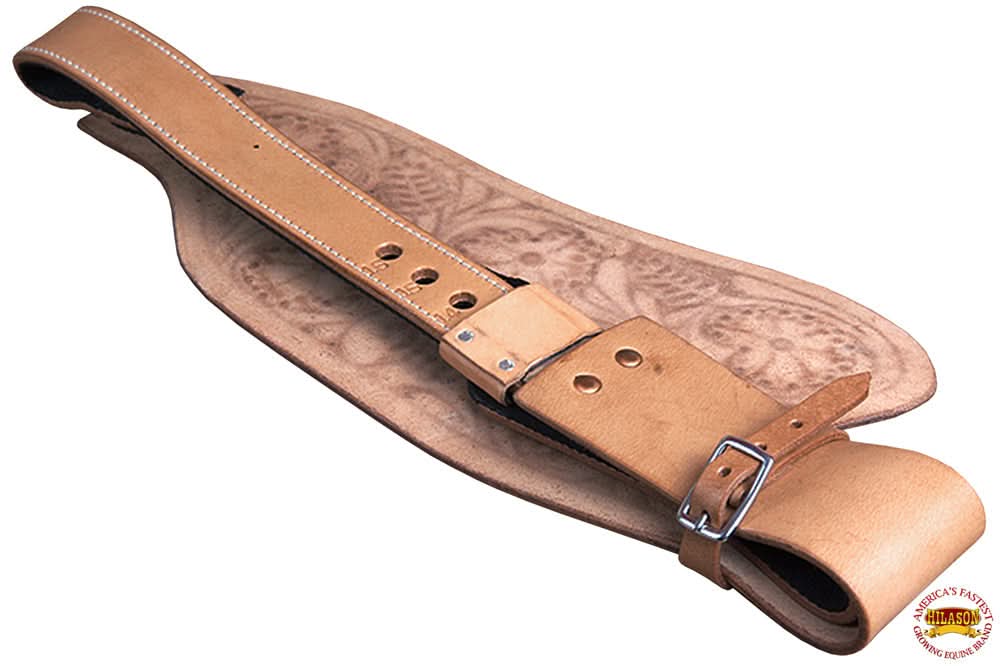 Hilason Leather Saddle Replacement Fender Pair With Hobble Strap Adult