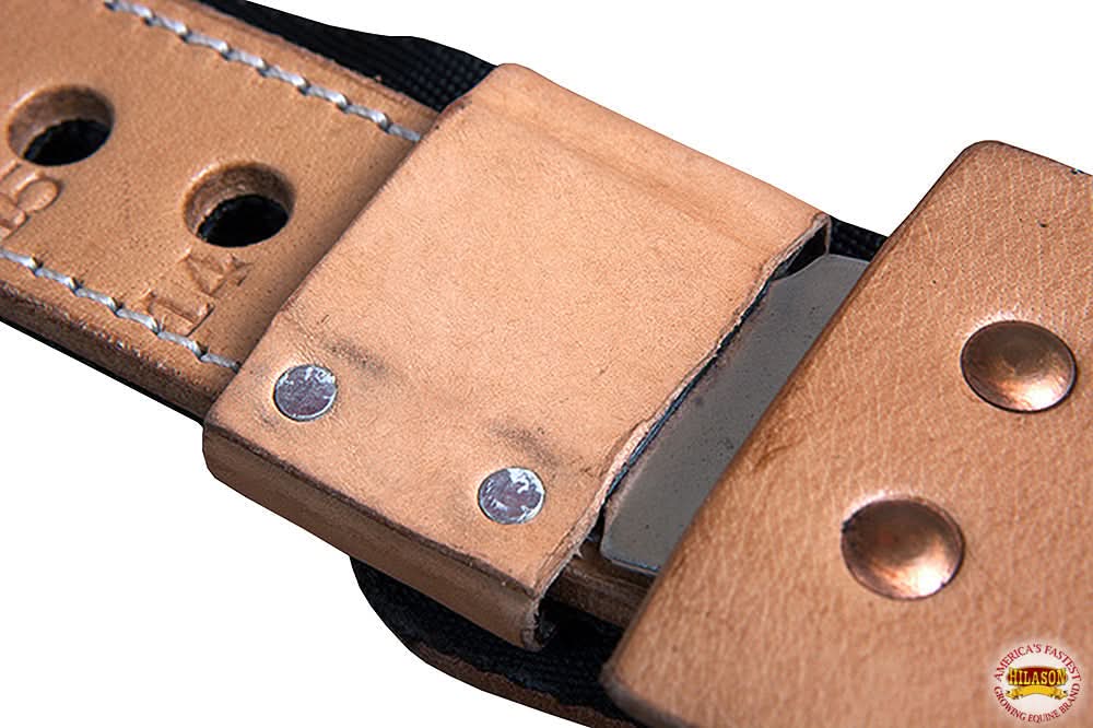 Hilason Leather Saddle Replacement Fender Pair With Hobble Strap Adult