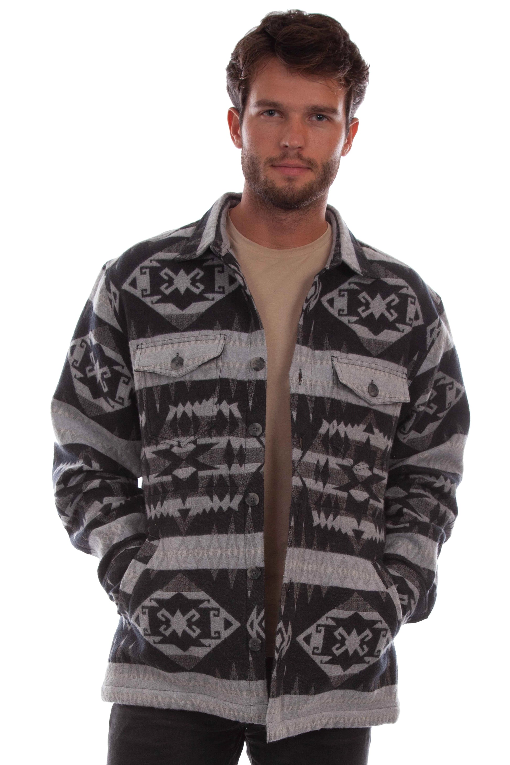Scully Timberline - Men's Western Flannel Shirt Jacket