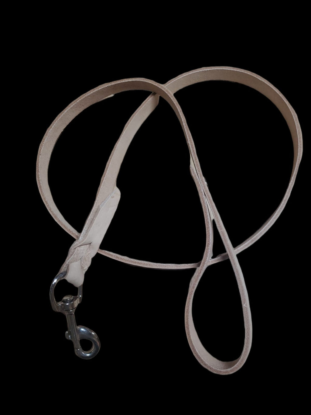 6'' LEATHER  LEASH FOR DOGS  -LIGHT OIL