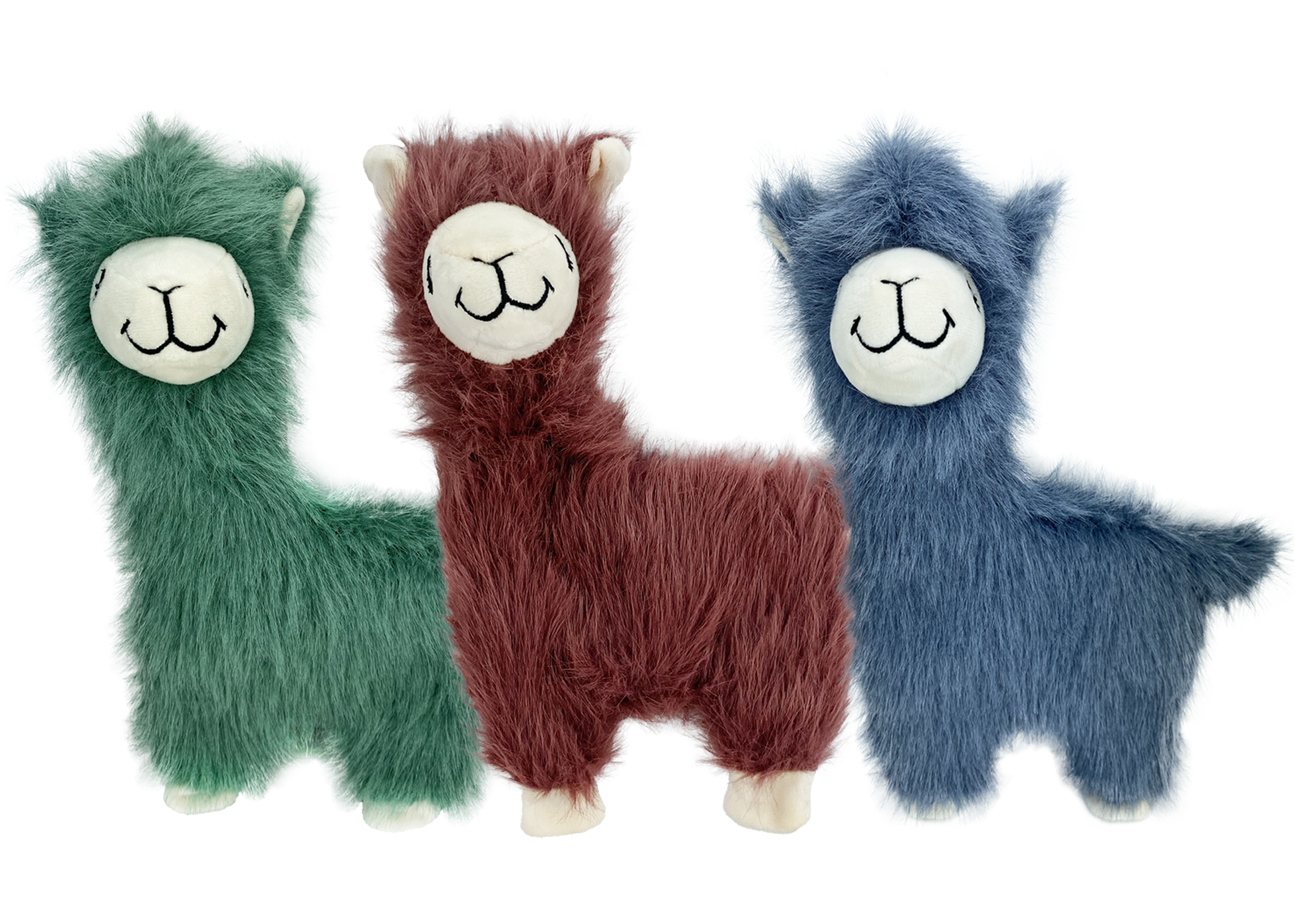 Multipet Fuzzy Llama - Assorted Colors 12"