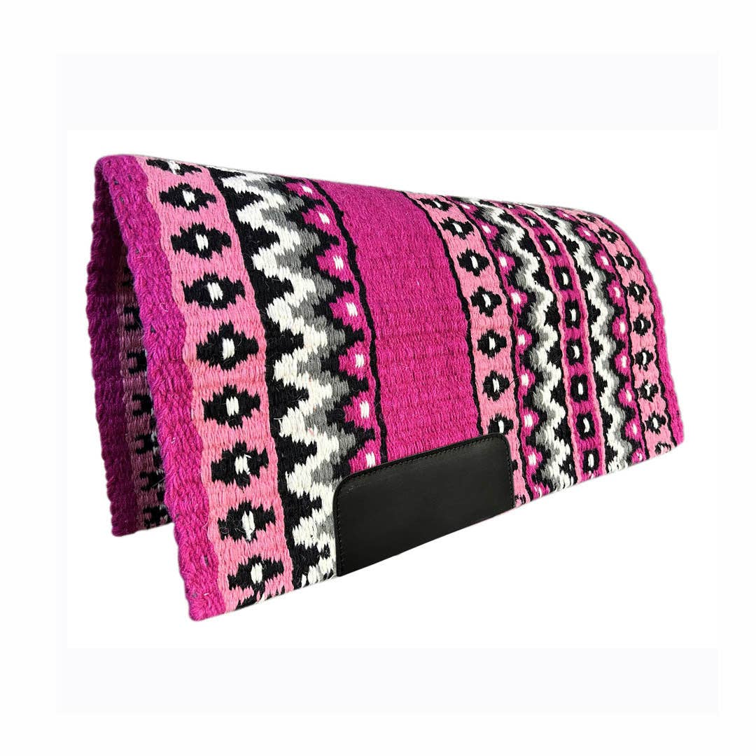TuffRider Double Weave Western Saddle Blanket 34" X 40": Multi-009 / 34x40