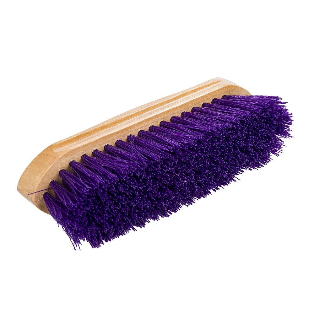 TuffRider DANDY BRUSH WITH WOODEN HANDLE: Apple Green / Standard