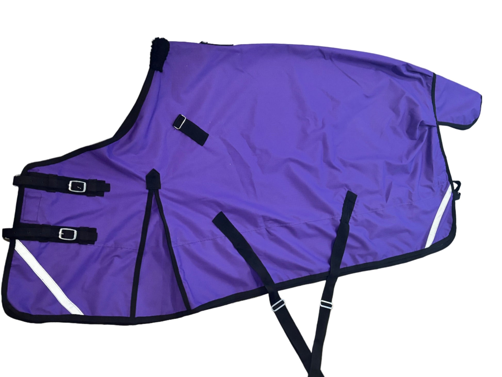 Solid Deep Purple Light Weight Horse Blanket w/ Removable Neck Cover *Sample Sale*