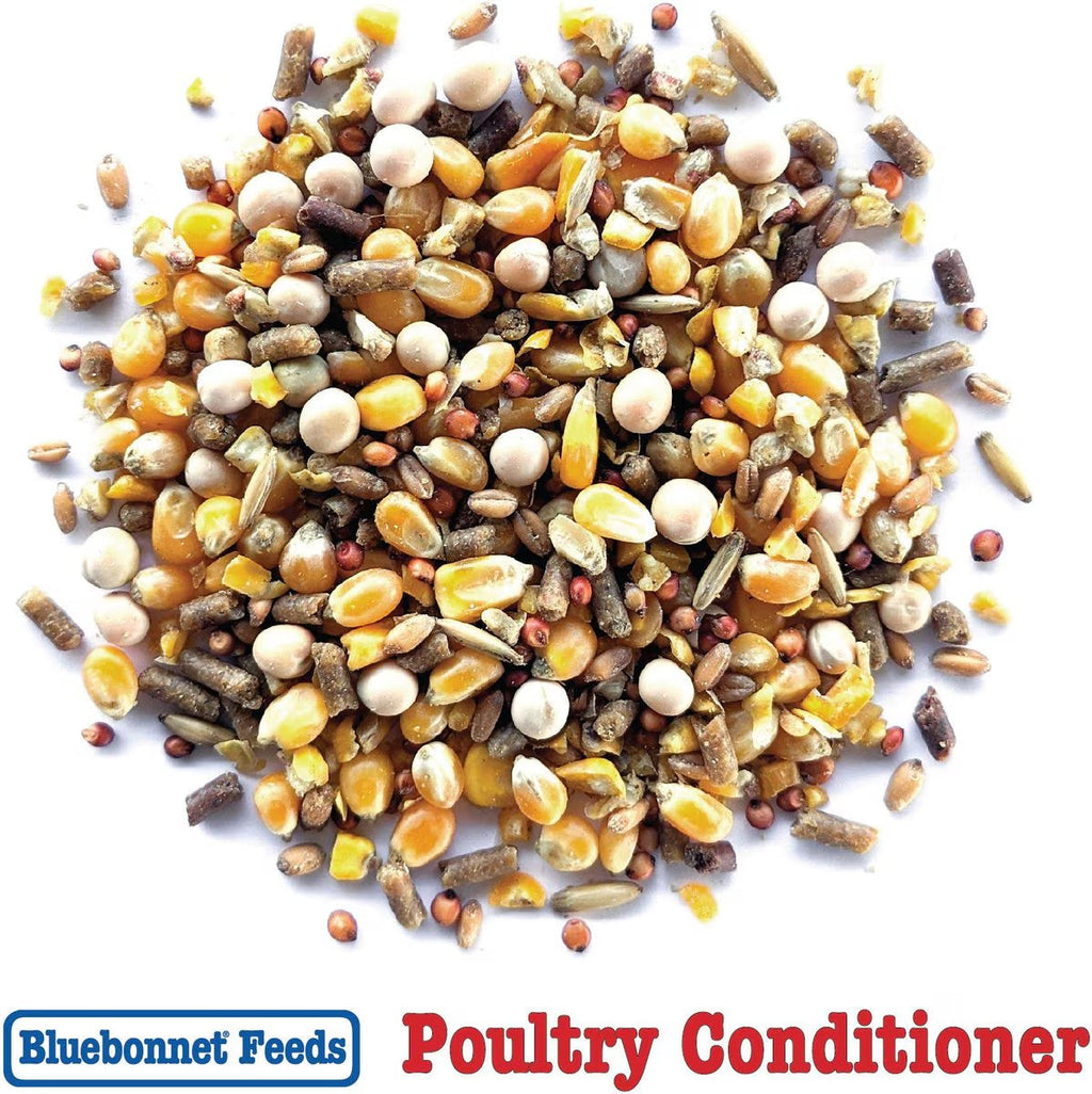 Bluebonnet Feeds Poultry Red Bag Conditioner 16% Protein Premium Formula Grain Bird Food, 50-lb bag