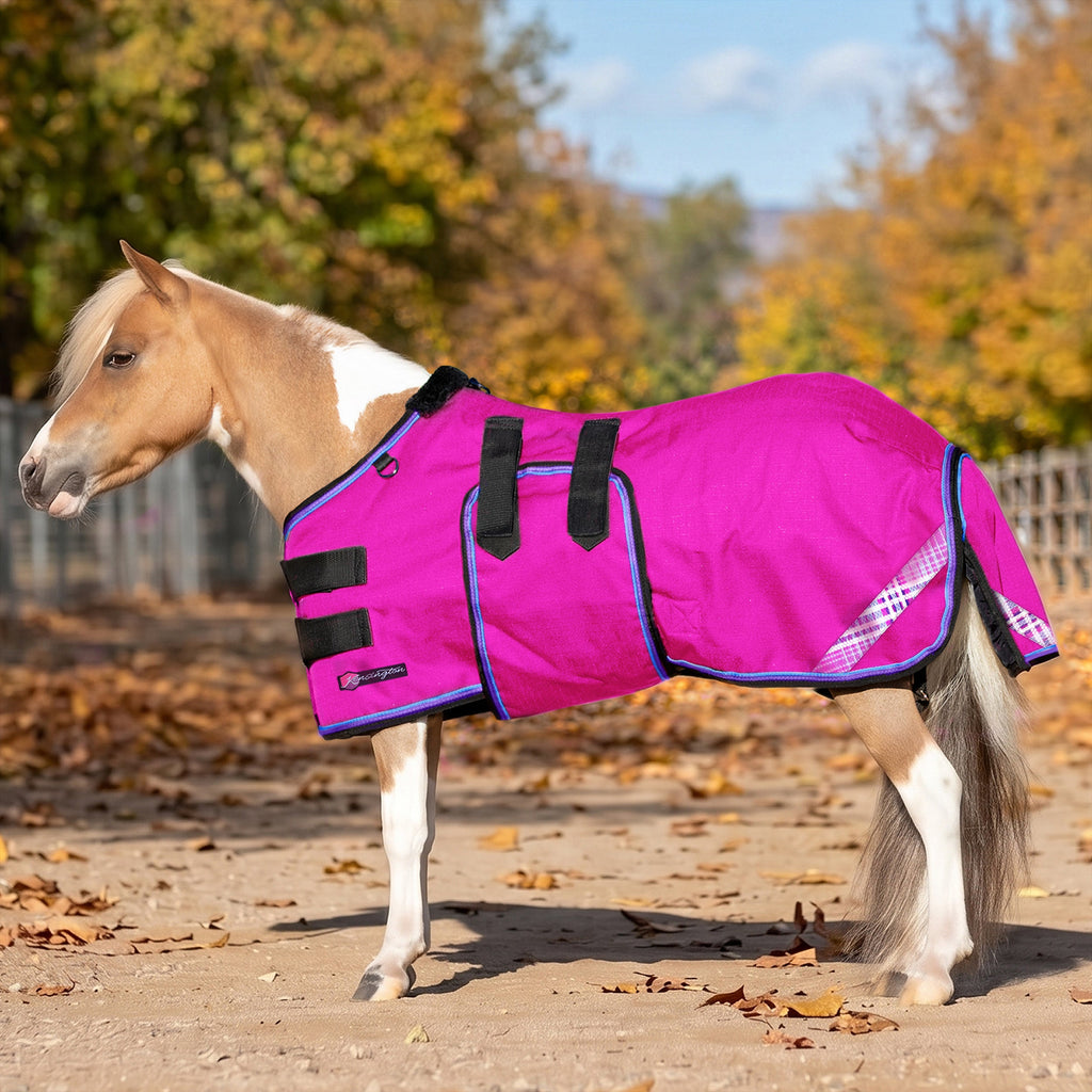 New Mini 80G Light Weight Horse Winter Turnout Blanket - Waterproof & Breathable