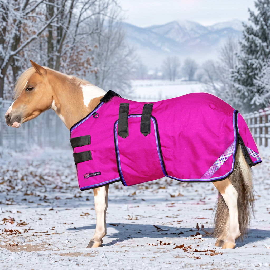 New Mini 180G Medium Weight Horse Winter Turnout Blanket - Waterproof & Breathable
