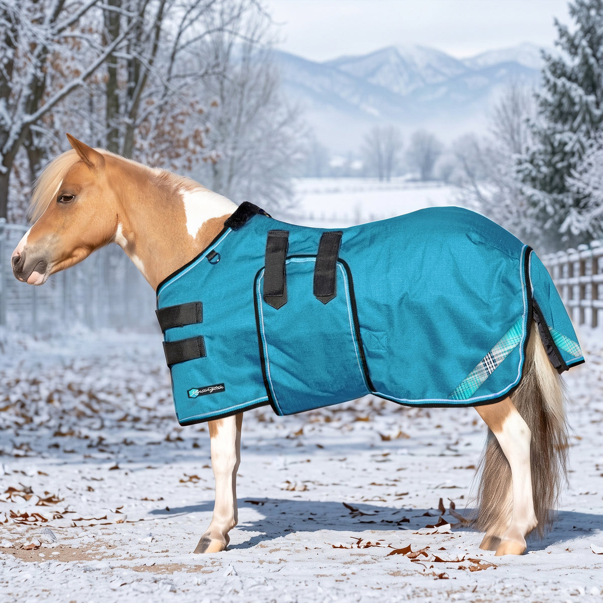 New Mini 180G Medium Weight Horse Winter Turnout Blanket - Waterproof & Breathable