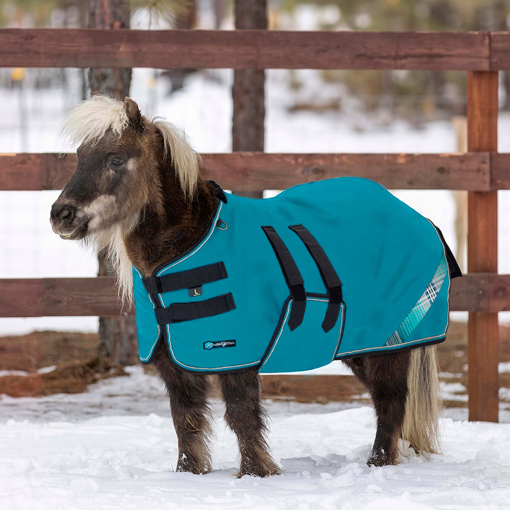 New Mini 300G Heavy Weight Horse Winter Turnout Blanket - Waterproof & Breathable