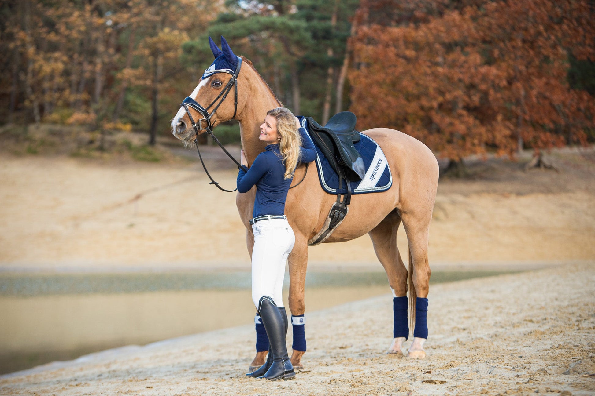 Blue Astra Saddle Pad