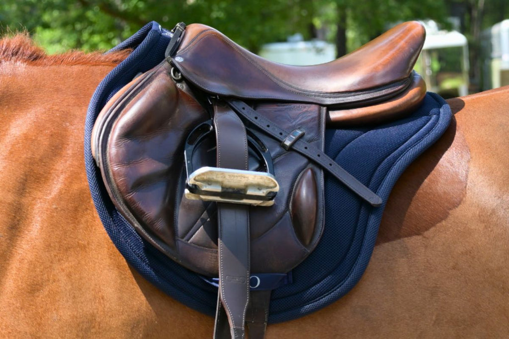 XC Mesh Saddle Pad with Quick Dry Cotton Lining in Navy, White or Black