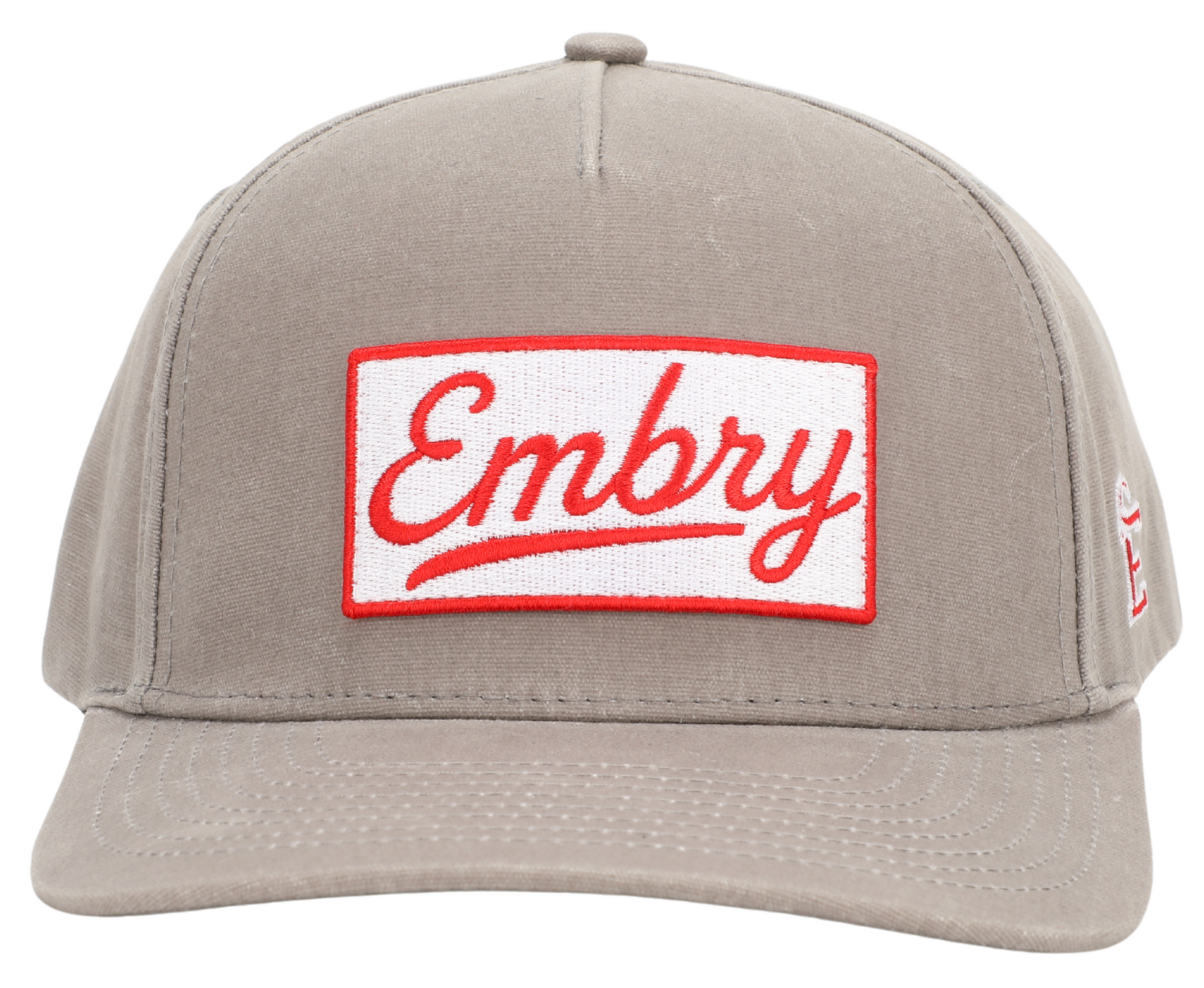 Gray Waxed Canvas - Logo Patch