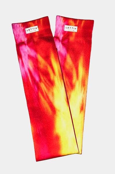 Lettia Boot Socks- Pink Tie Dye