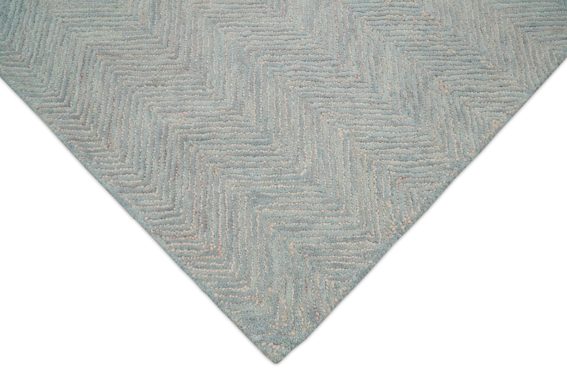 Gray Modern Style Hand Tufted Wool Area Rug