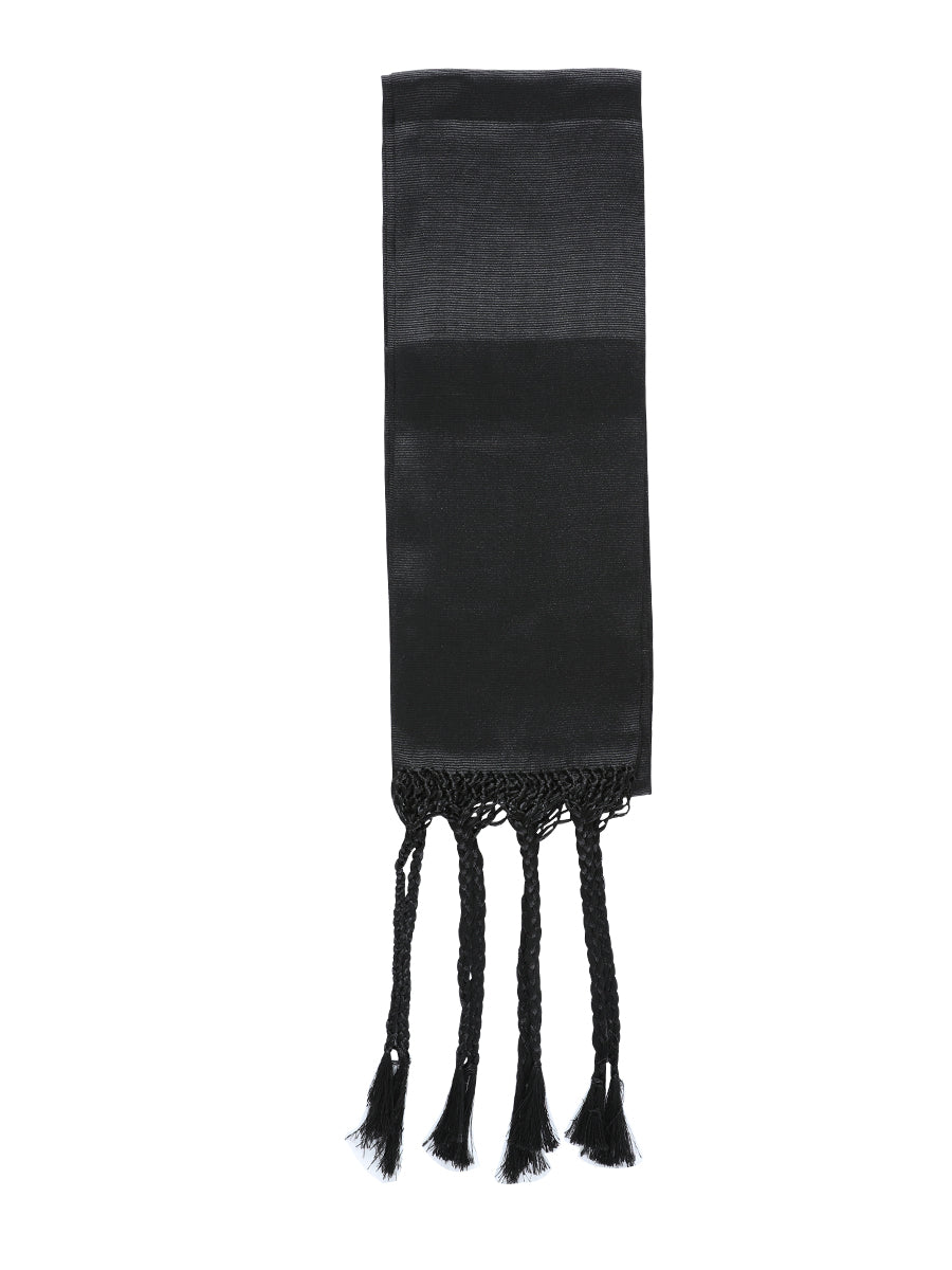 Mexican Charro Sash-Belt 50% Cotton, 50% Polyester Black 601360