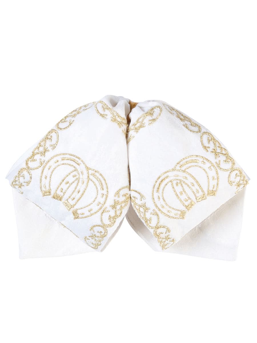Kids 
Mexican Charro Bow Tie 100% Polyester Ivory/Gold 601812