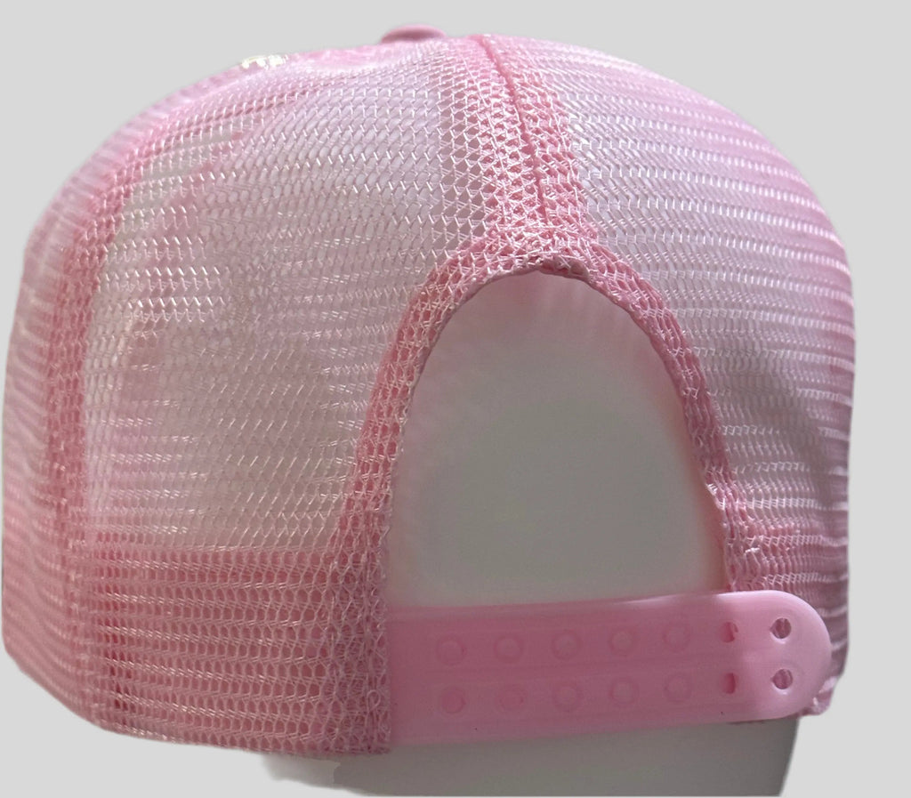 Cherry Groove Ladies Trucker Hat w/ Hat Chain