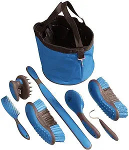 BLUE - 8 Pc Great Grip Grooming Pkg