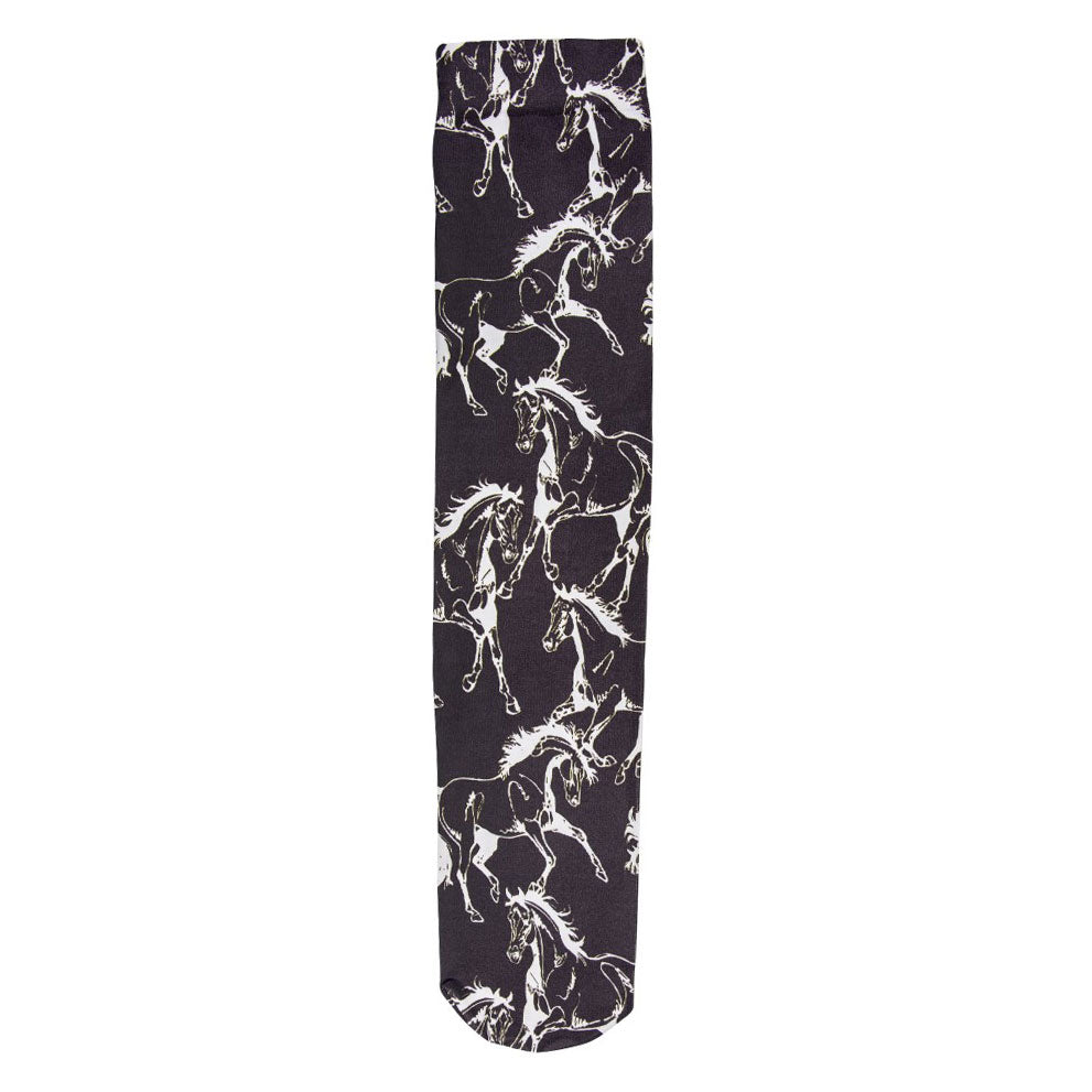 AWST Int'l Lila Linear Horse Socks