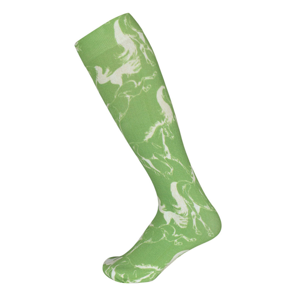 AWST Int'l Lila Linear Horse Socks