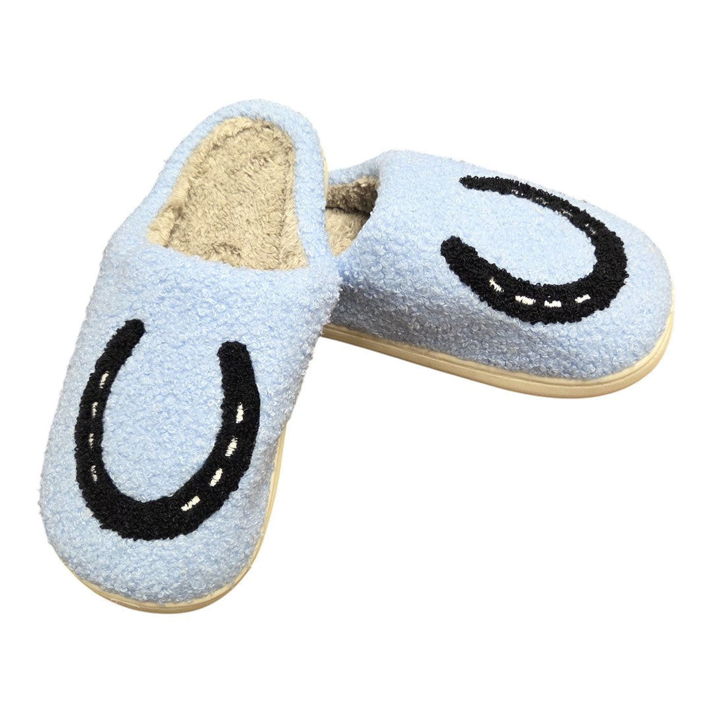 AWST Int'l Cozy Horseshoe Slippers