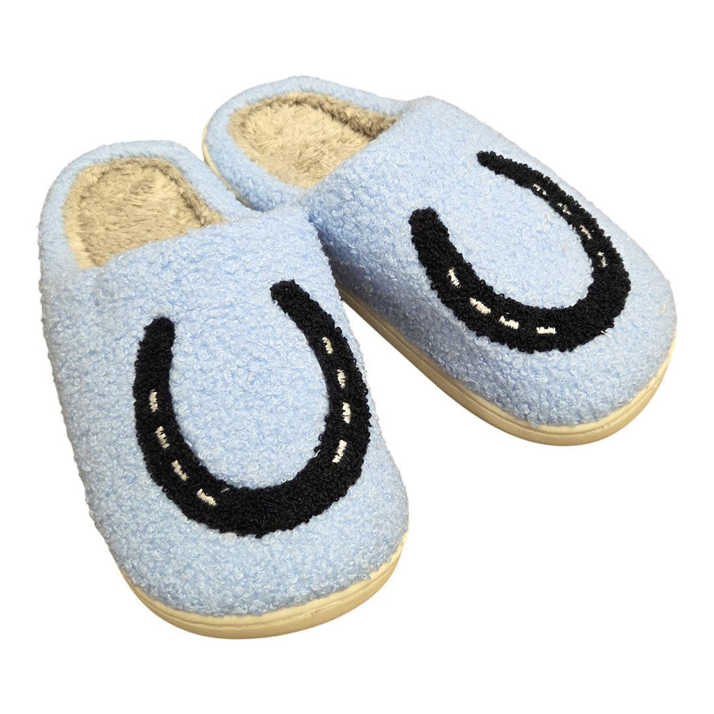 AWST Int'l Cozy Horseshoe Slippers