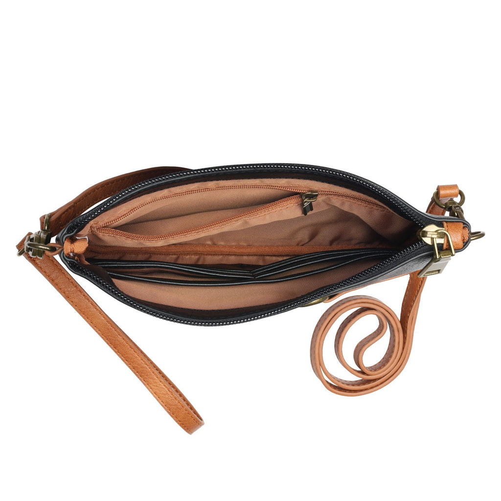 AWST Vegan Leather Snaffle Bit Crossbody Bag