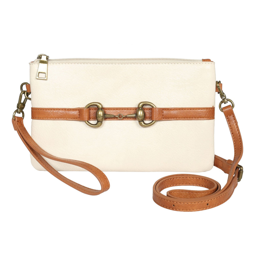 AWST Vegan Leather Snaffle Bit Crossbody Bag
