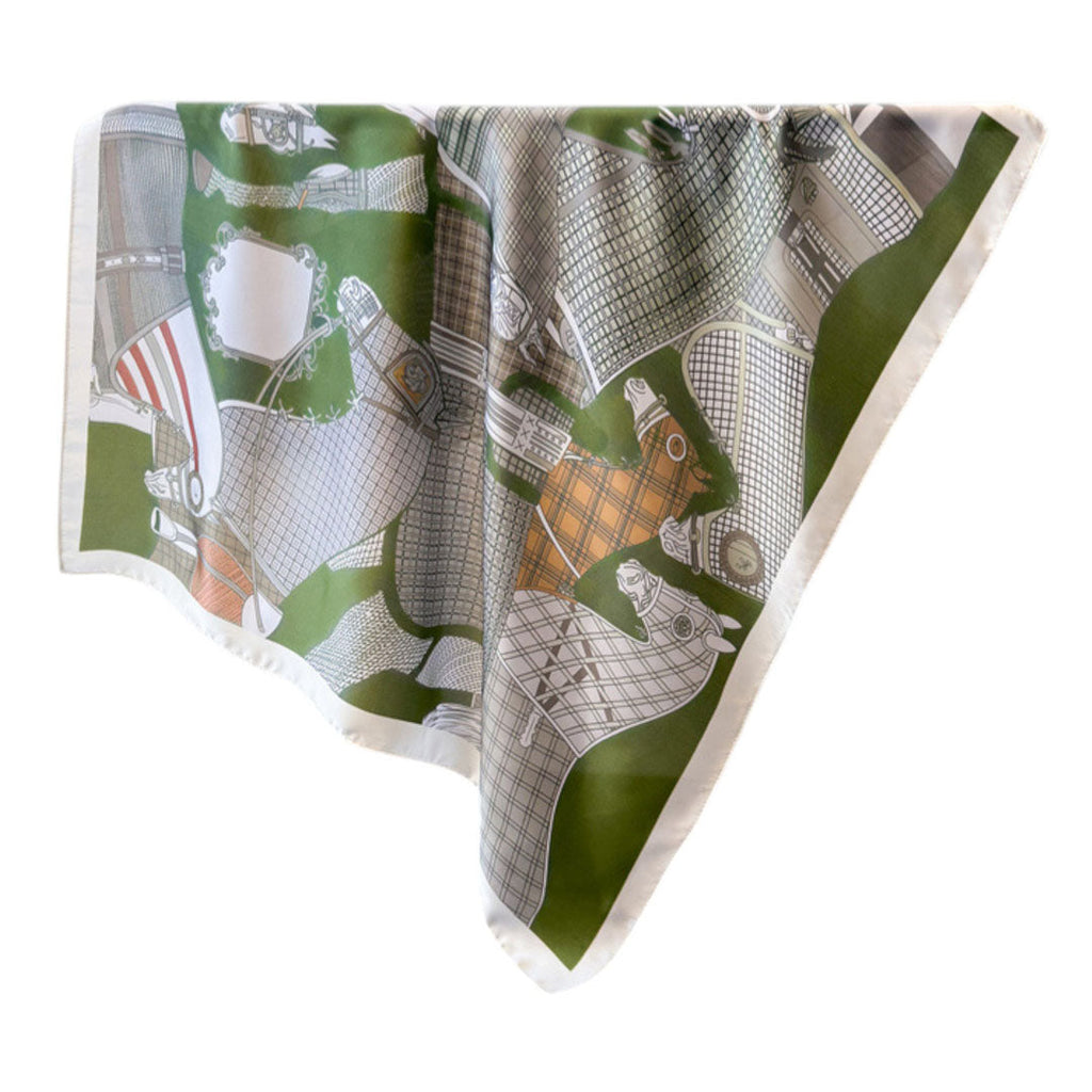 Awst Int'l Horses Gather Scarf 28" x 28"