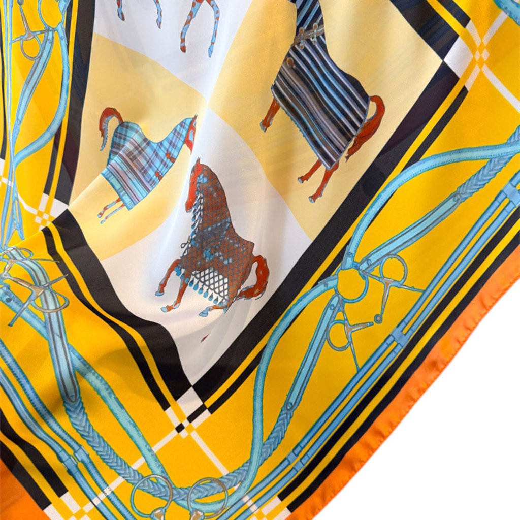 Awst Int'l Blanket Squares Scarf 28" x 28"