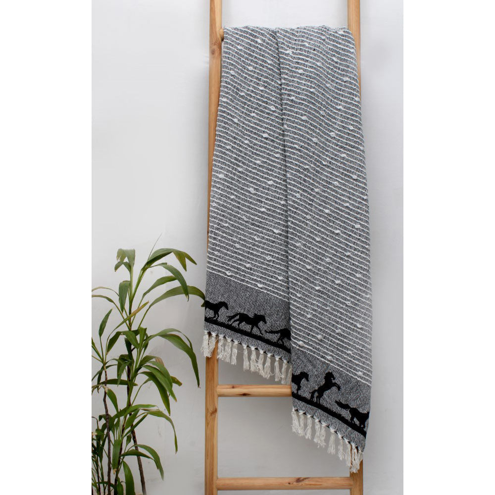 AWST Int'l Cotton Throw Horses