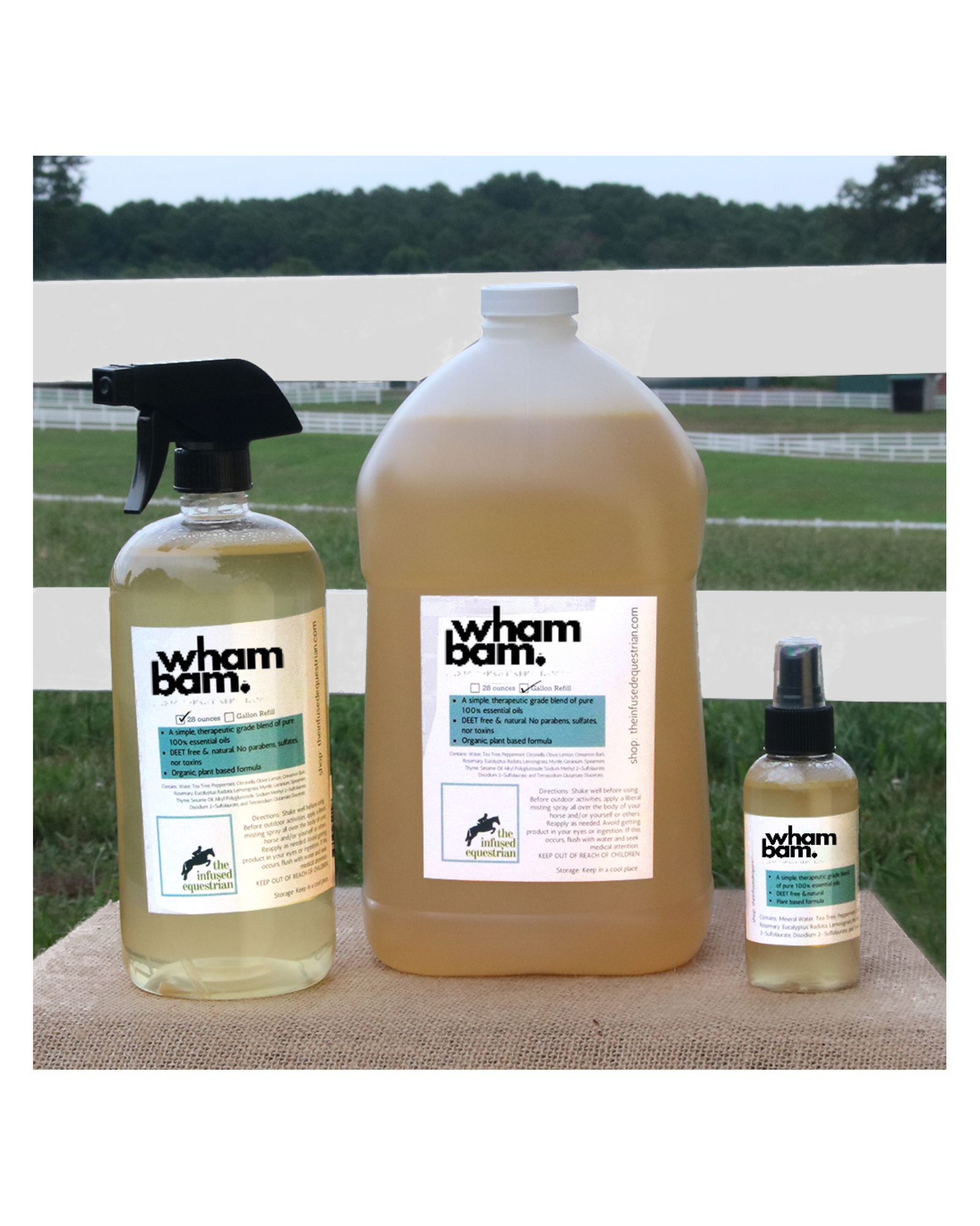 Wham Bam. A Coat Spray Repellent (4 oz)