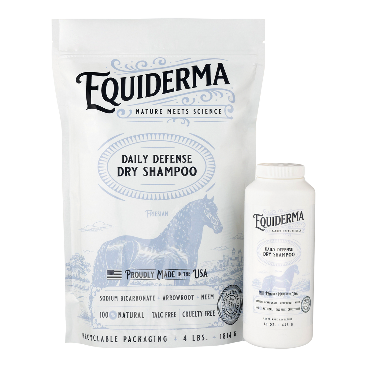 NOW IN NEW REFILL BAGS! Daily Defense Dry Shampoo