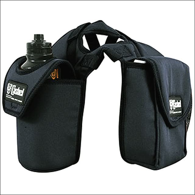 Classic Equine Horse Tack 600D Lunch Bag W/ Bottle Holder Black