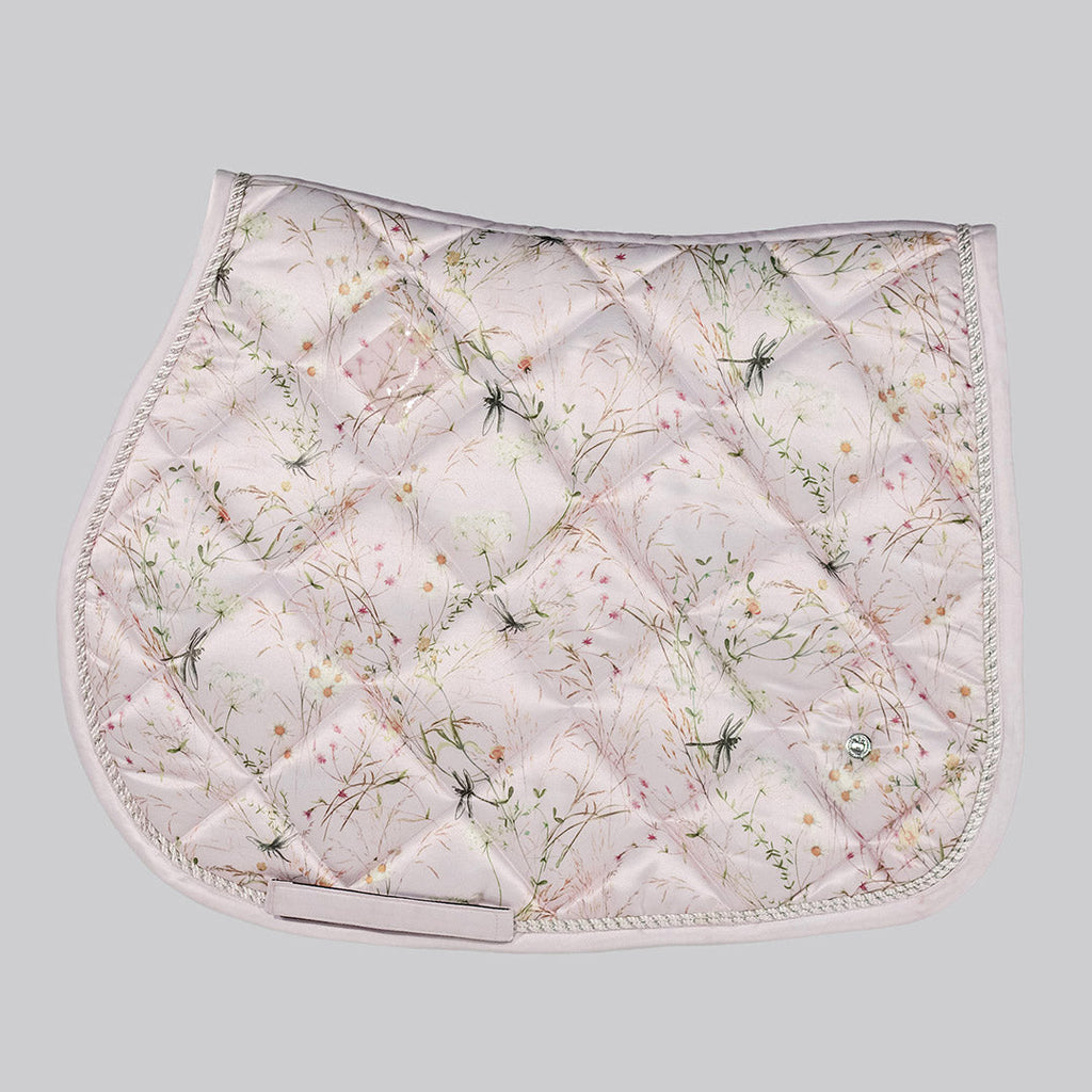 Dapplebay Dragonfly Meadow Pony Saddle Pad-Light Pink