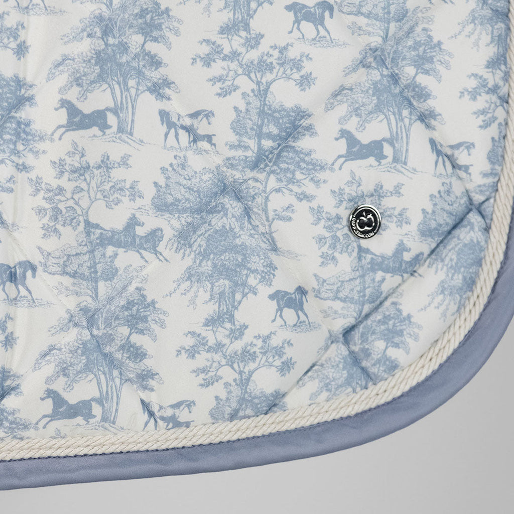 Dapplebay Equestrian Toile Jump Saddle Pad-Moonrise