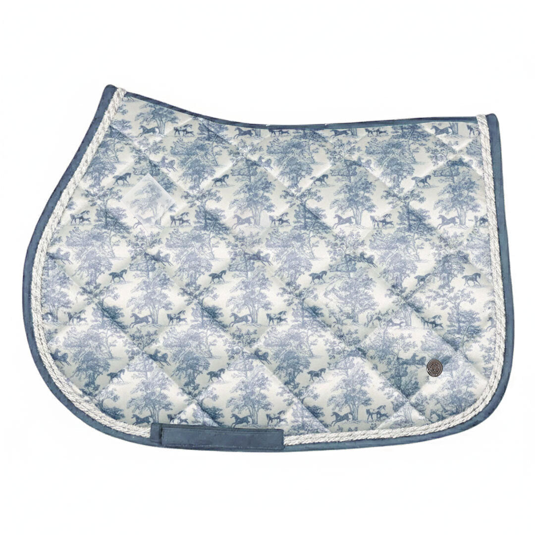 Dapplebay Equestrian Toile Pony Saddle Pad-Moonrise