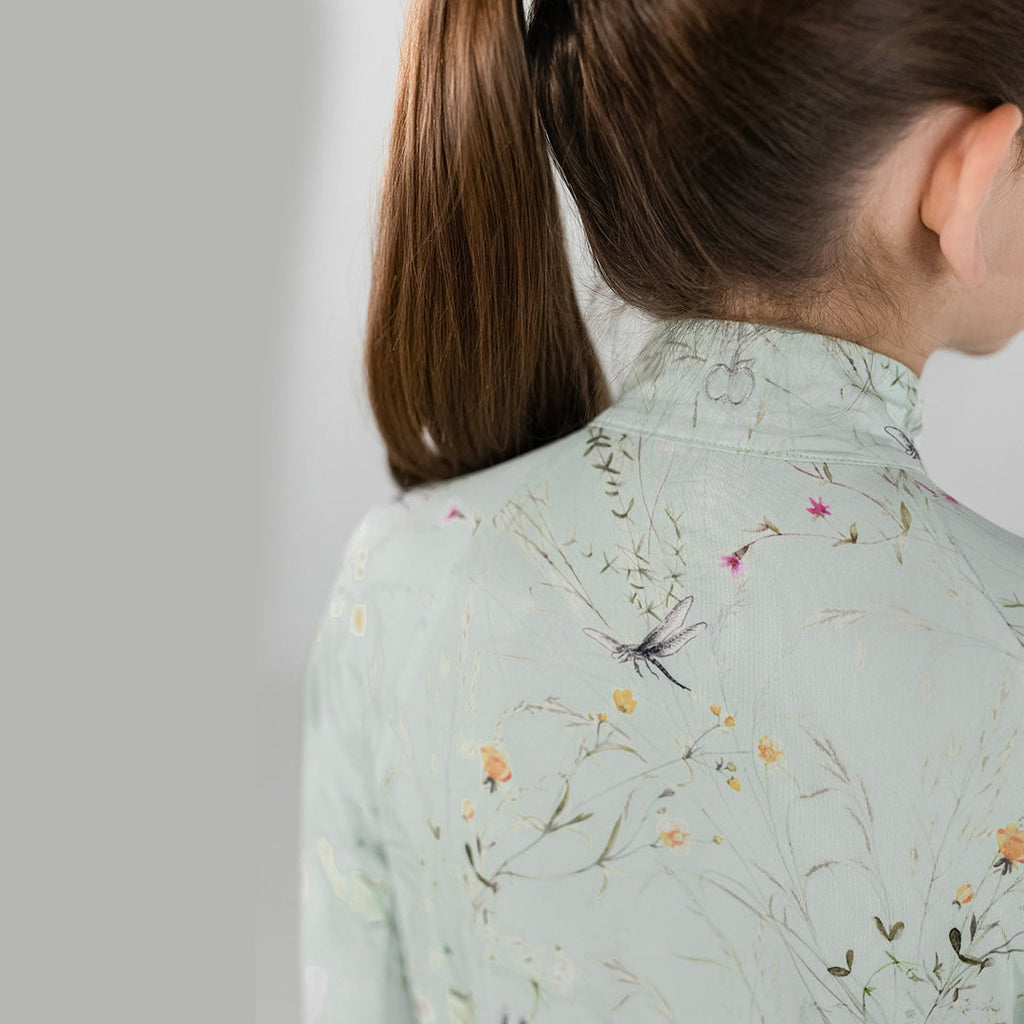 Dapplebay Kids Dragonfly Meadow 1/4 Zip - Long Sleeve