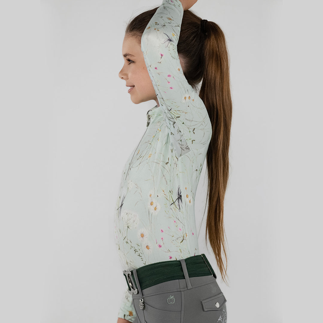 Dapplebay Kids Dragonfly Meadow 1/4 Zip - Long Sleeve