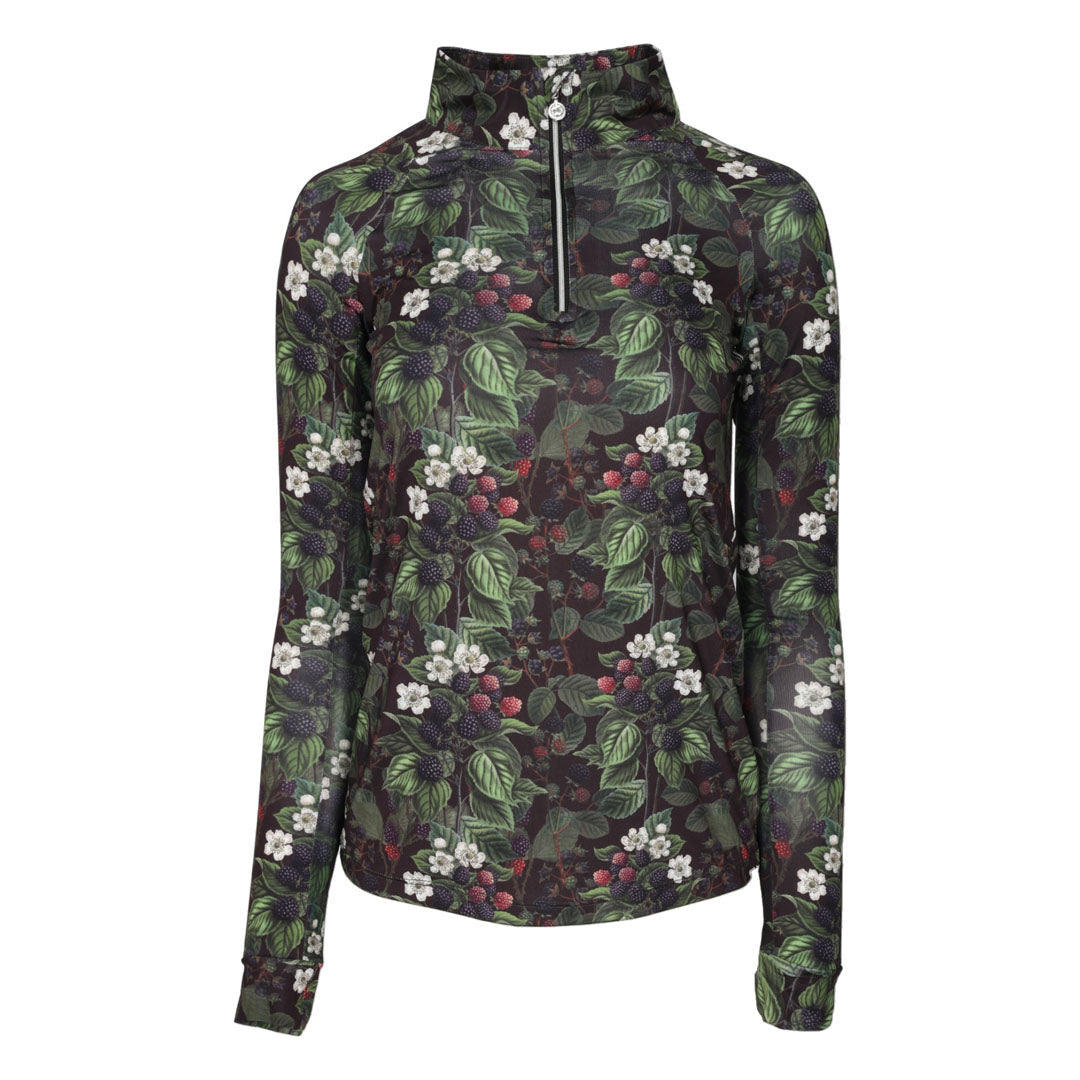 Dapplebay Blackberry Daze 1/4 Zip Riding Top