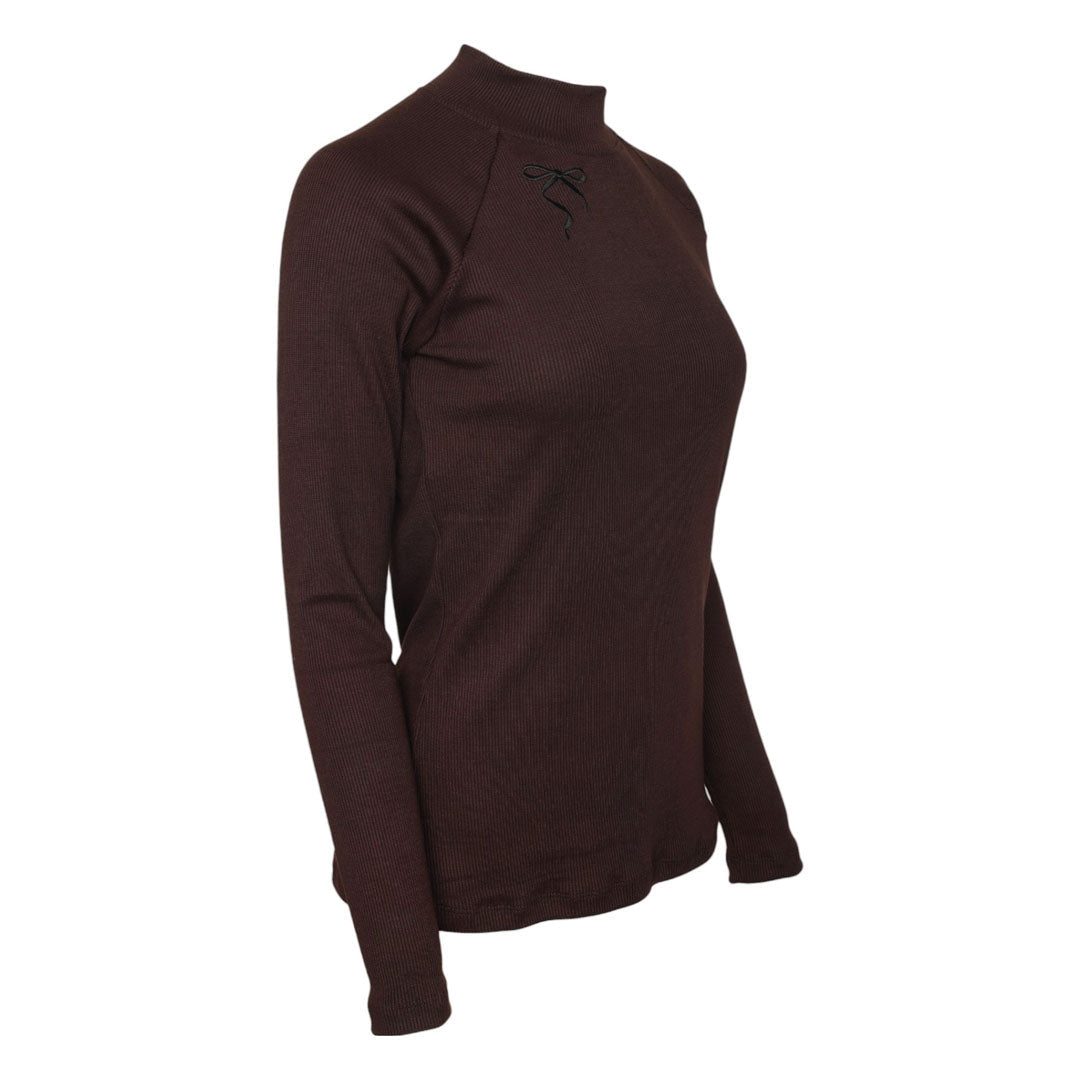 Dapplebay Heirloom Mock Neck Riding Shirt